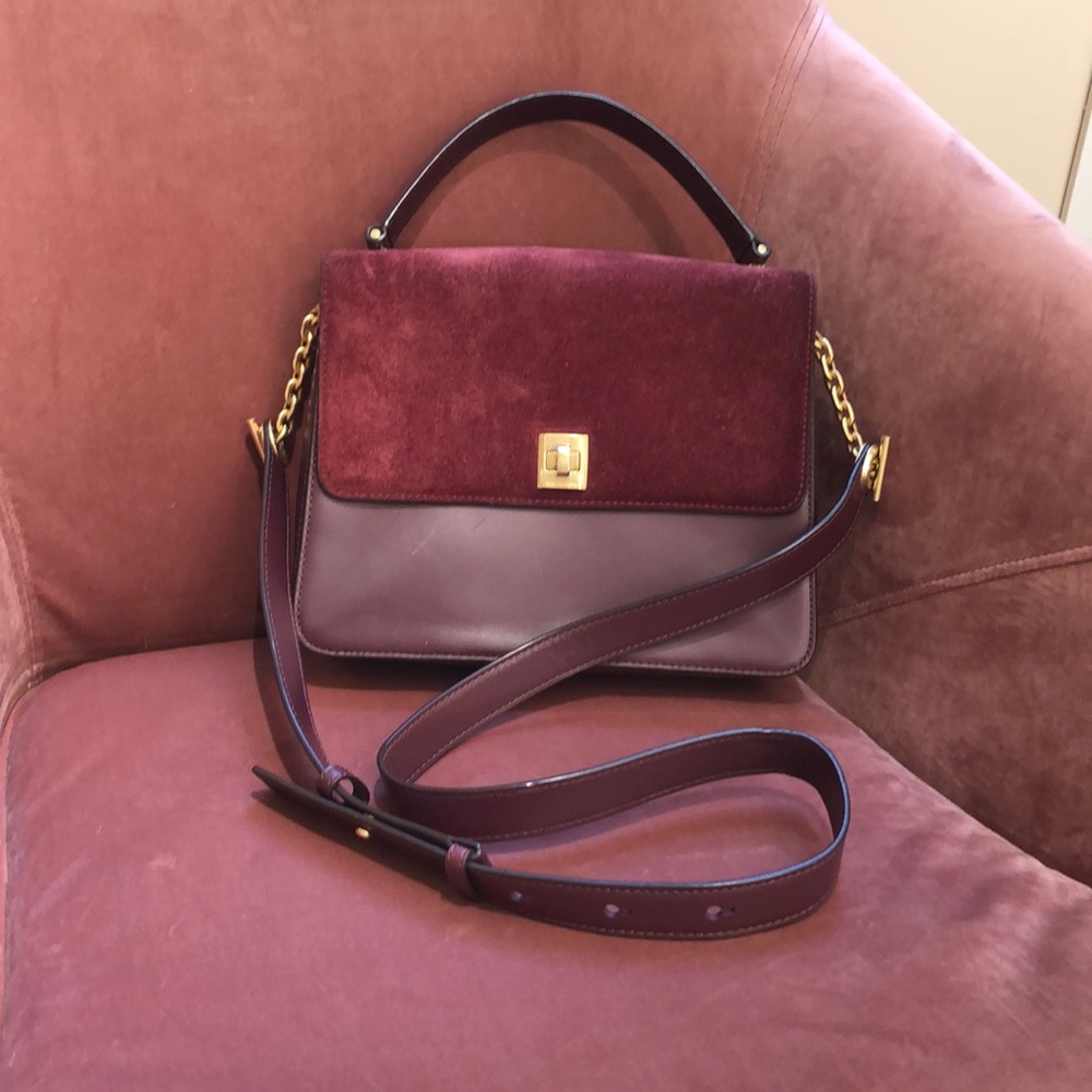 Michael Kors Burgundy Satchel